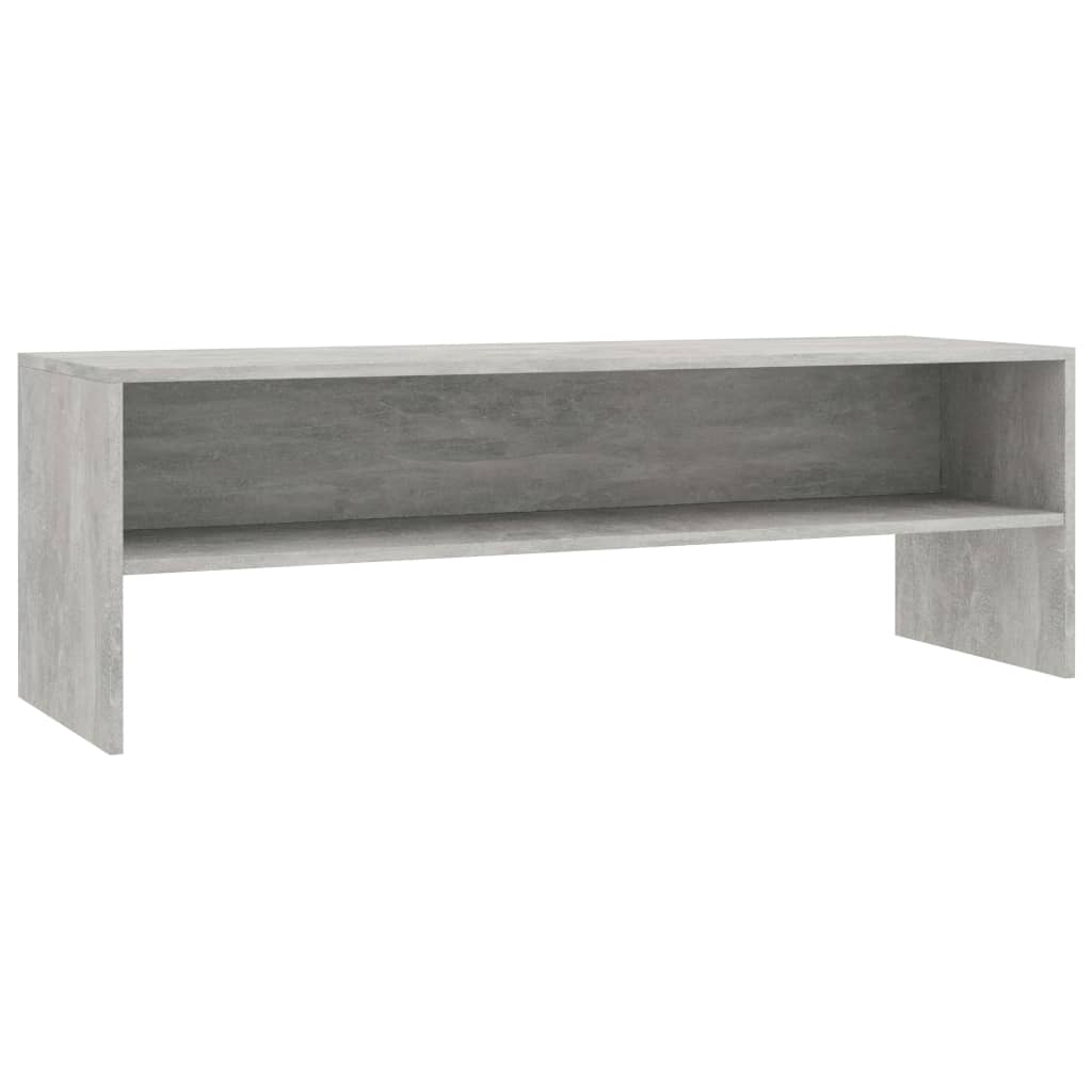 vidaXL Comodă TV, gri beton, 120 x 40 x 40 cm, lemn prelucrat vidaXL Comodă TV, gri beton, 120 x 40 x 40 cm, lemn prelucrat
