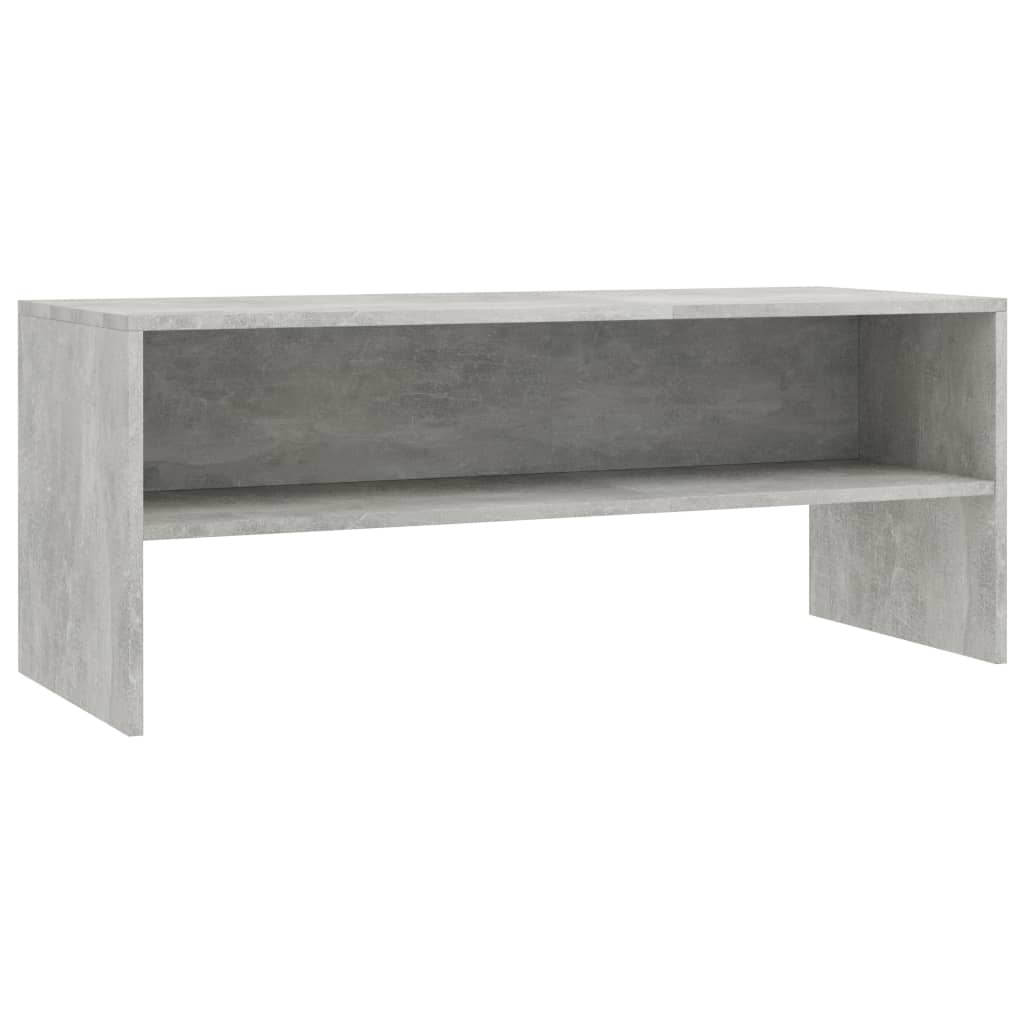 vidaXL Dulap TV, gri beton, 100x40x40 cm, lemn prelucrat