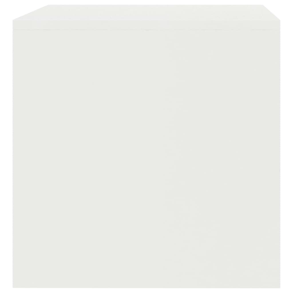 vidaXL Dulap TV, alb, 80x40x40 cm, lemn prelucrat