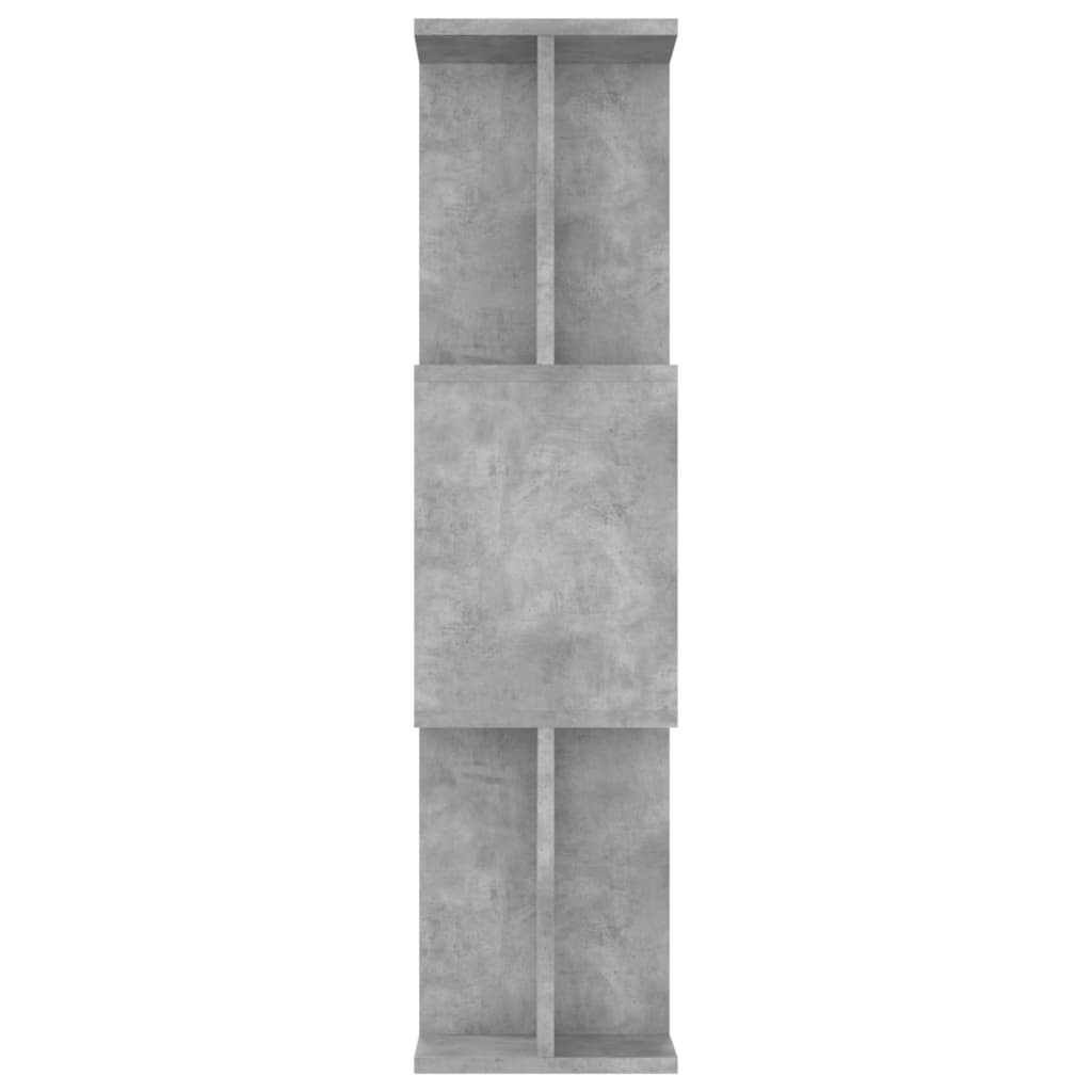 vidaXL Bibliotecă/Separator, gri beton, 80x24x96 cm, lemn prelucrat vidaXL Bibliotecă/Separator, gri beton, 80x24x96 cm, lemn prelucrat