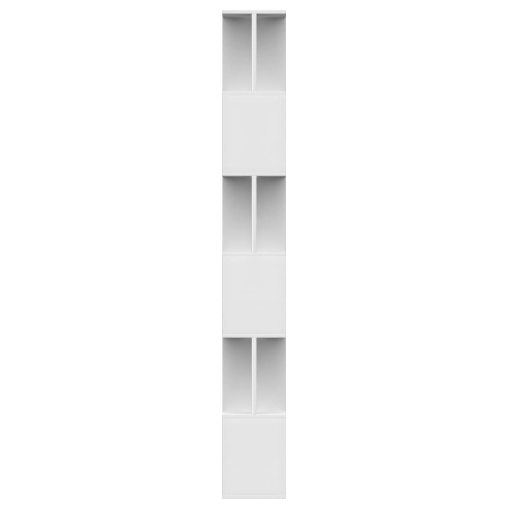 vidaXL Bibliotecă/Separator cameră, alb, 80x24x192 cm, lemn prelucrat vidaXL Bibliotecă/Separator cameră, alb, 80x24x192 cm, lemn prelucrat