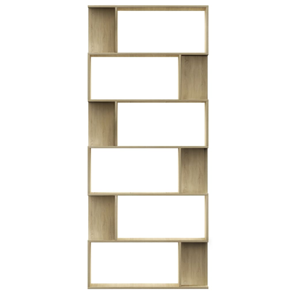 vidaXL Bibliotecă/Separator, stejar sonoma 80x24x192 cm lemn prelucrat vidaXL Bibliotecă/Separator, stejar sonoma 80x24x192 cm lemn prelucrat