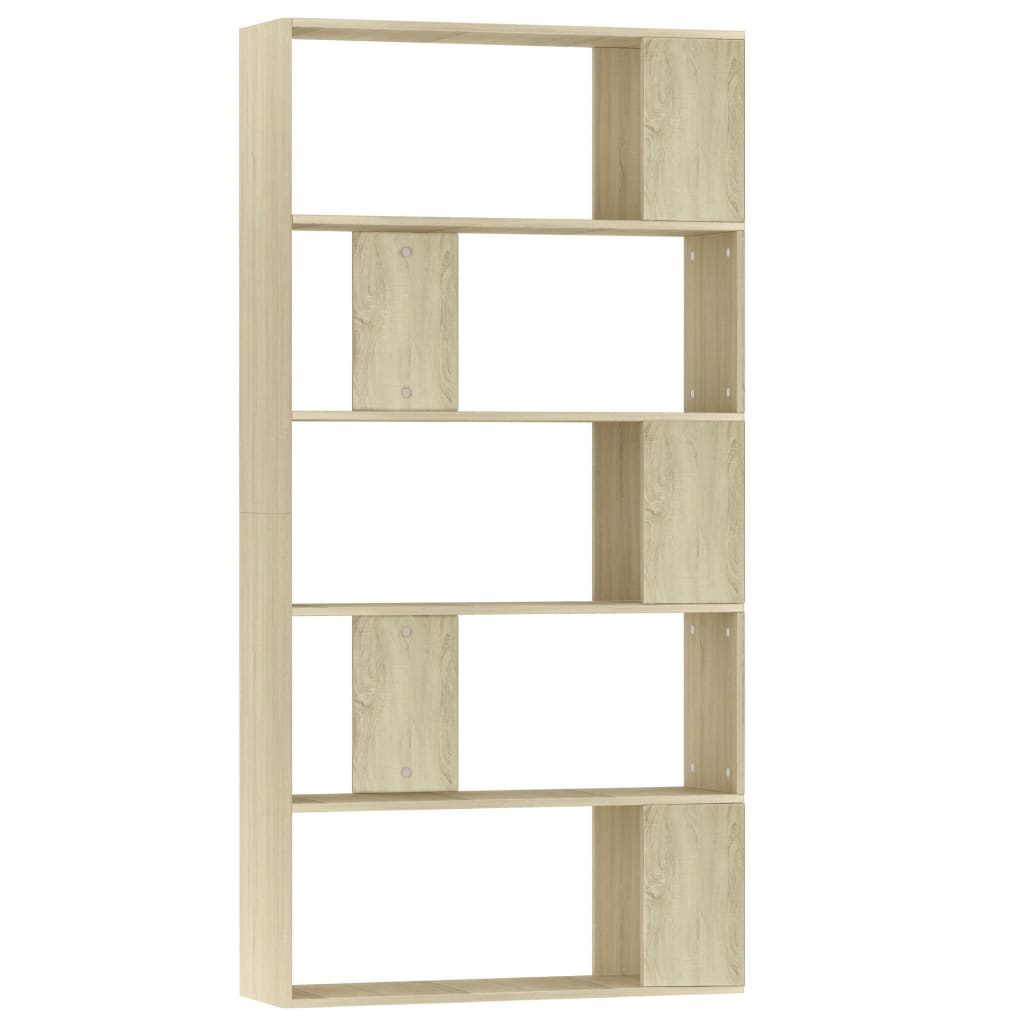 vidaXL Bibliotecă/Separator, stejar sonoma 80x24x159 cm lemn prelucrat vidaXL Bibliotecă/Separator, stejar sonoma 80x24x159 cm lemn prelucrat