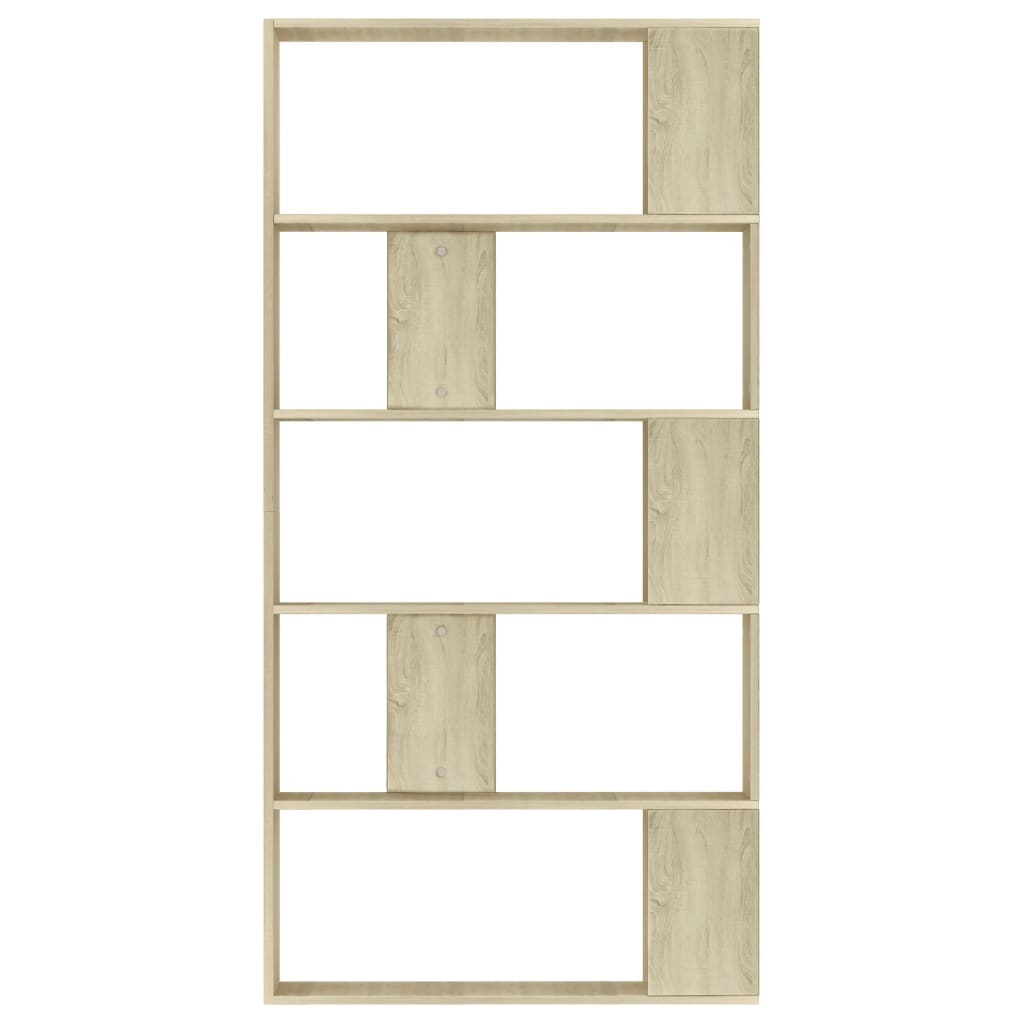 vidaXL Bibliotecă/Separator, stejar sonoma 80x24x159 cm lemn prelucrat vidaXL Bibliotecă/Separator, stejar sonoma 80x24x159 cm lemn prelucrat
