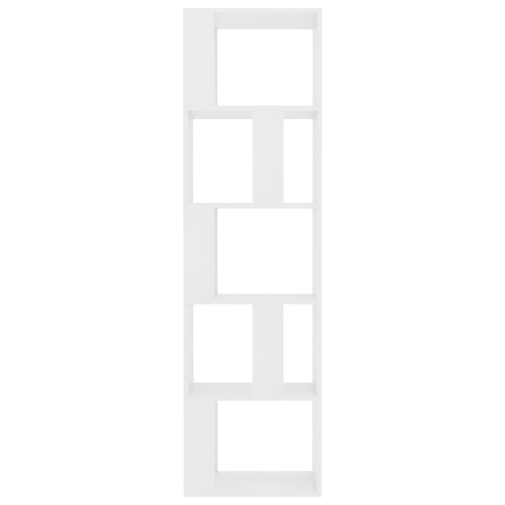 vidaXL Bibliotecă/Separator cameră, alb, 45x24x159 cm, lemn prelucrat vidaXL Bibliotecă/Separator cameră, alb, 45x24x159 cm, lemn prelucrat