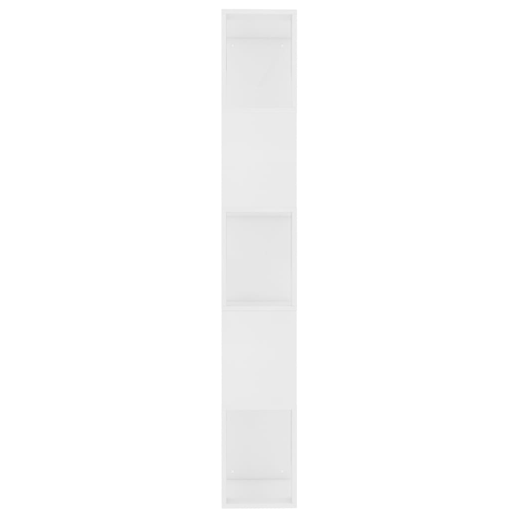 vidaXL Bibliotecă/Separator cameră, alb, 45x24x159 cm, lemn prelucrat vidaXL Bibliotecă/Separator cameră, alb, 45x24x159 cm, lemn prelucrat
