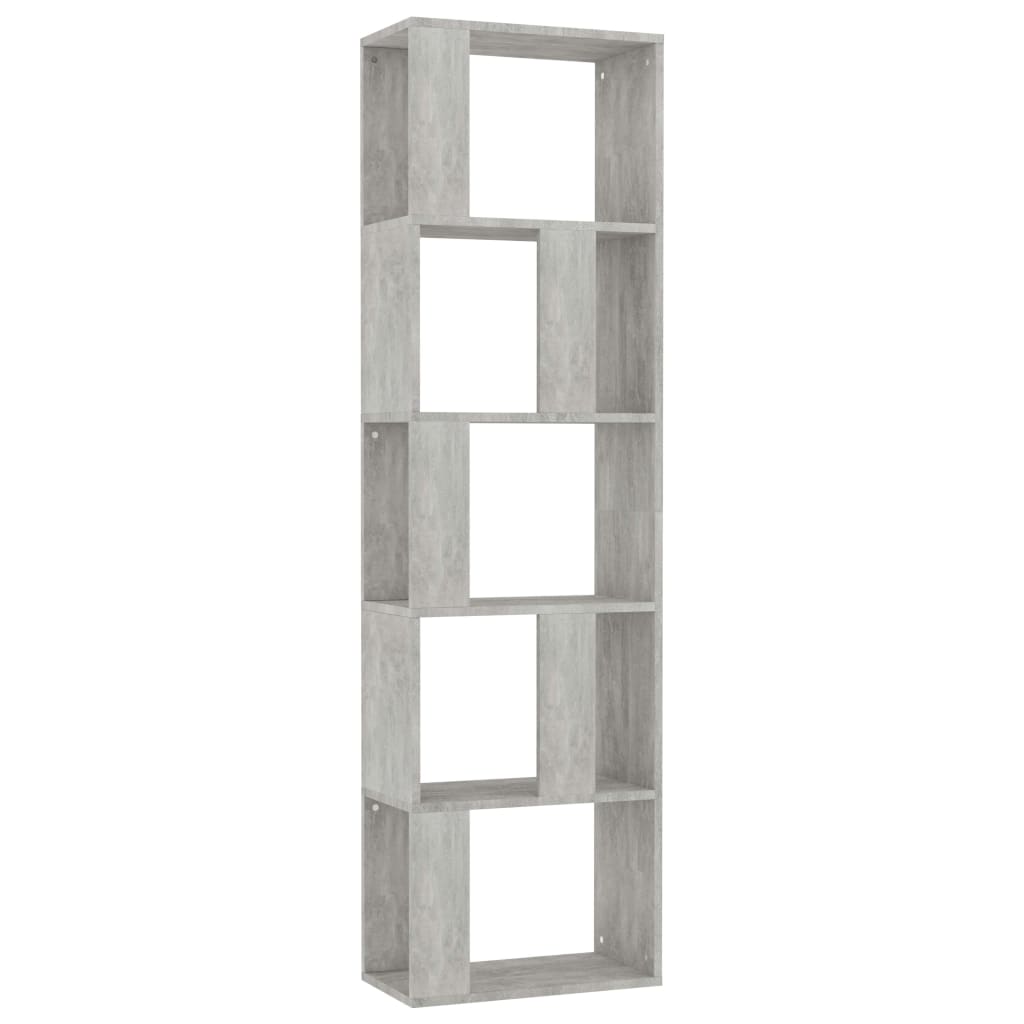 vidaXL Bibliotecă/Separator, gri beton, 45x24x159 cm, lemn prelucrat vidaXL Bibliotecă/Separator, gri beton, 45x24x159 cm, lemn prelucrat