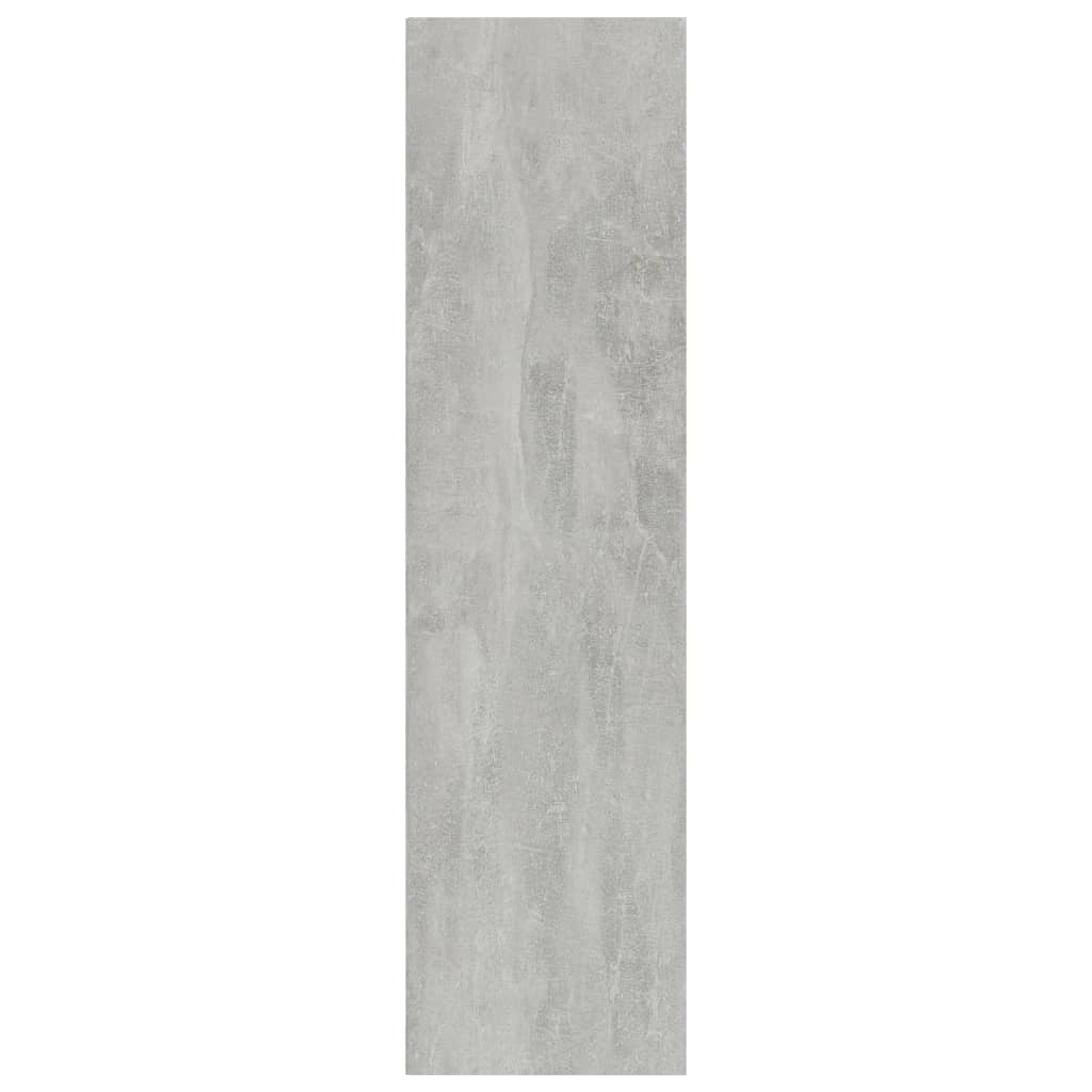 vidaXL Bibliotecă/Dulap TV, gri beton, 36x30x114 cm, lemn prelucrat