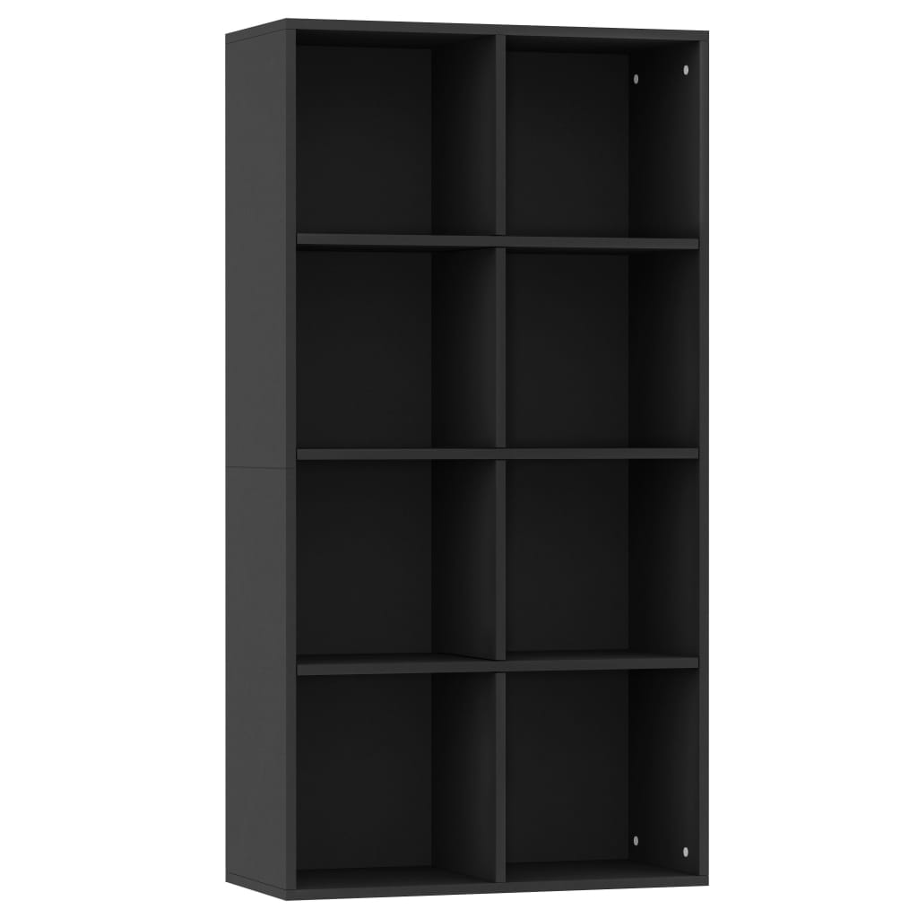 vidaXL Bibliotecă/Dulap, negru, 66x30x130 cm, lemn prelucrat vidaXL Bibliotecă/Dulap, negru, 66x30x130 cm, lemn prelucrat