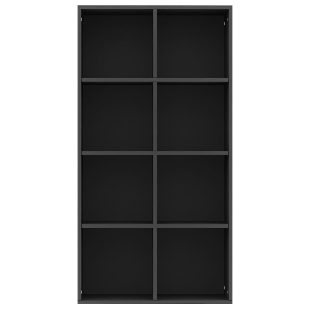 vidaXL Bibliotecă/Dulap, negru, 66x30x130 cm, lemn prelucrat vidaXL Bibliotecă/Dulap, negru, 66x30x130 cm, lemn prelucrat