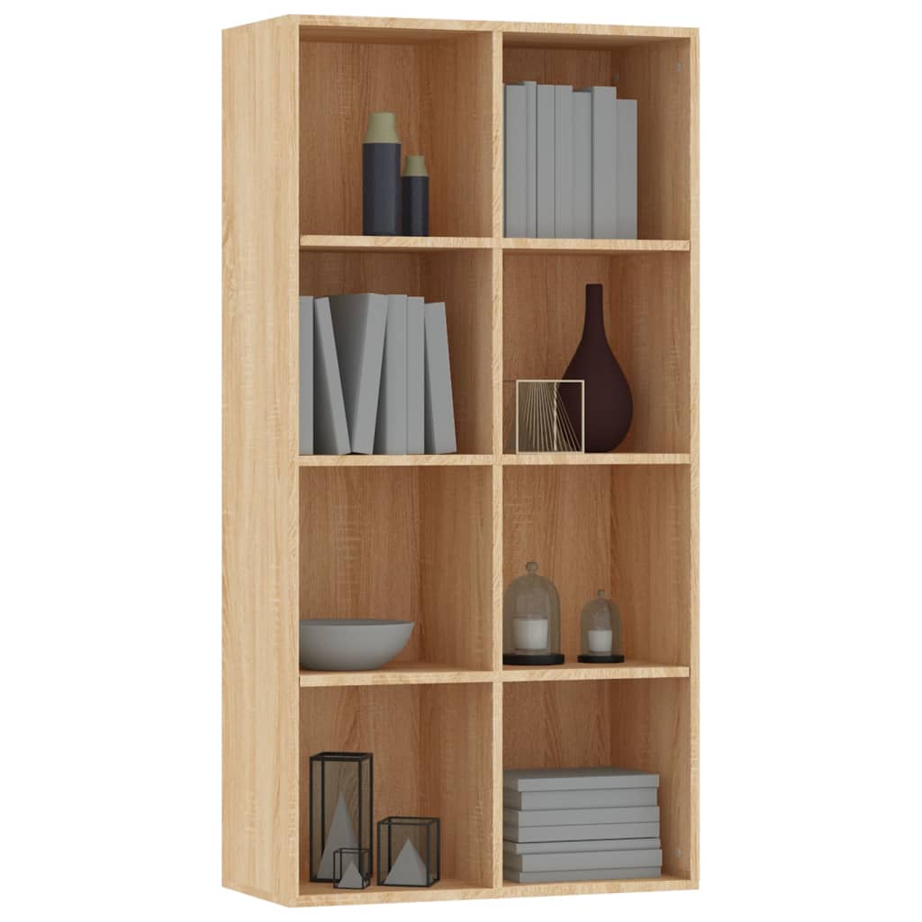 vidaXL Bibliotecă/Dulap, stejar sonoma, 66x30x130 cm, lemn prelucrat vidaXL Bibliotecă/Dulap, stejar sonoma, 66x30x130 cm, lemn prelucrat