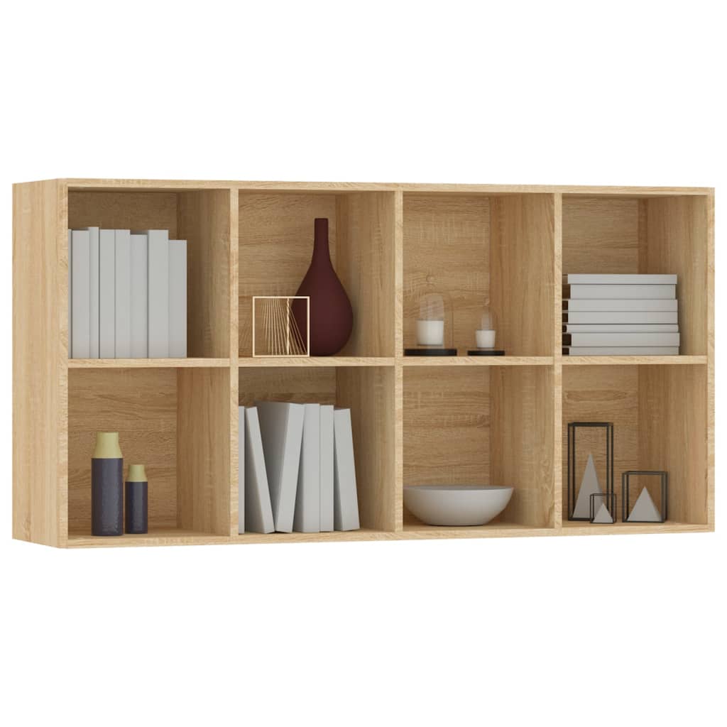 vidaXL Bibliotecă/Dulap, stejar sonoma, 66x30x130 cm, lemn prelucrat vidaXL Bibliotecă/Dulap, stejar sonoma, 66x30x130 cm, lemn prelucrat
