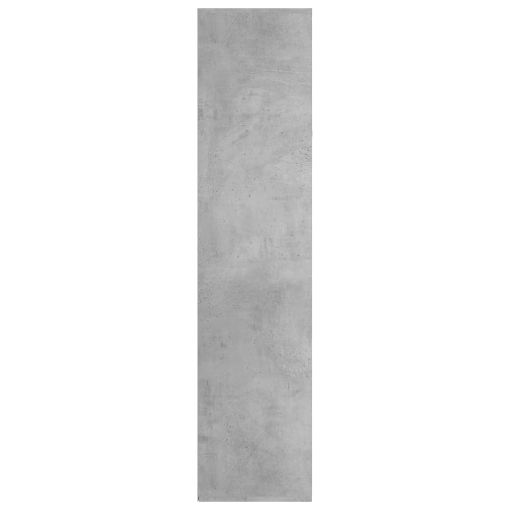 vidaXL Bibliotecă/Dulap, gri beton, 66x30x130 cm, lemn prelucrat