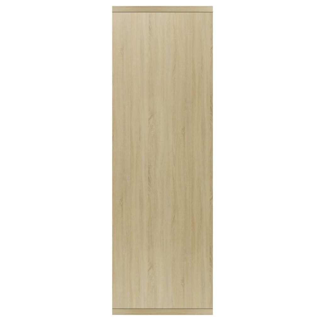 vidaXL Bibliotecă/Dulap, stejar sonoma, 50x25x80 cm, lemn prelucrat