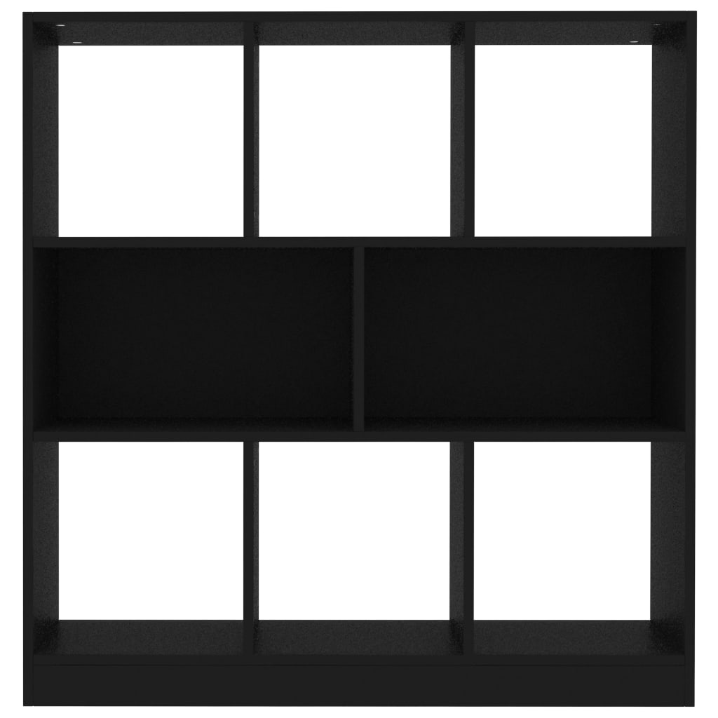vidaXL Bibliotecă, negru, 97,5x29,5x100 cm, lemn prelucrat vidaXL Bibliotecă, negru, 97,5x29,5x100 cm, lemn prelucrat