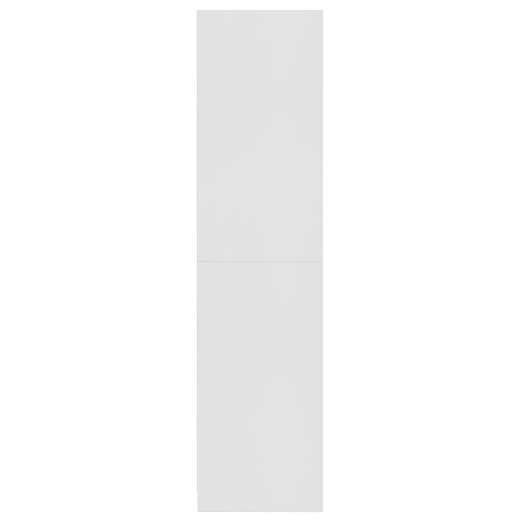 vidaXL Șifonier, alb, 100x50x200 cm, lemn prelucrat vidaXL Șifonier, alb, 100x50x200 cm, lemn prelucrat