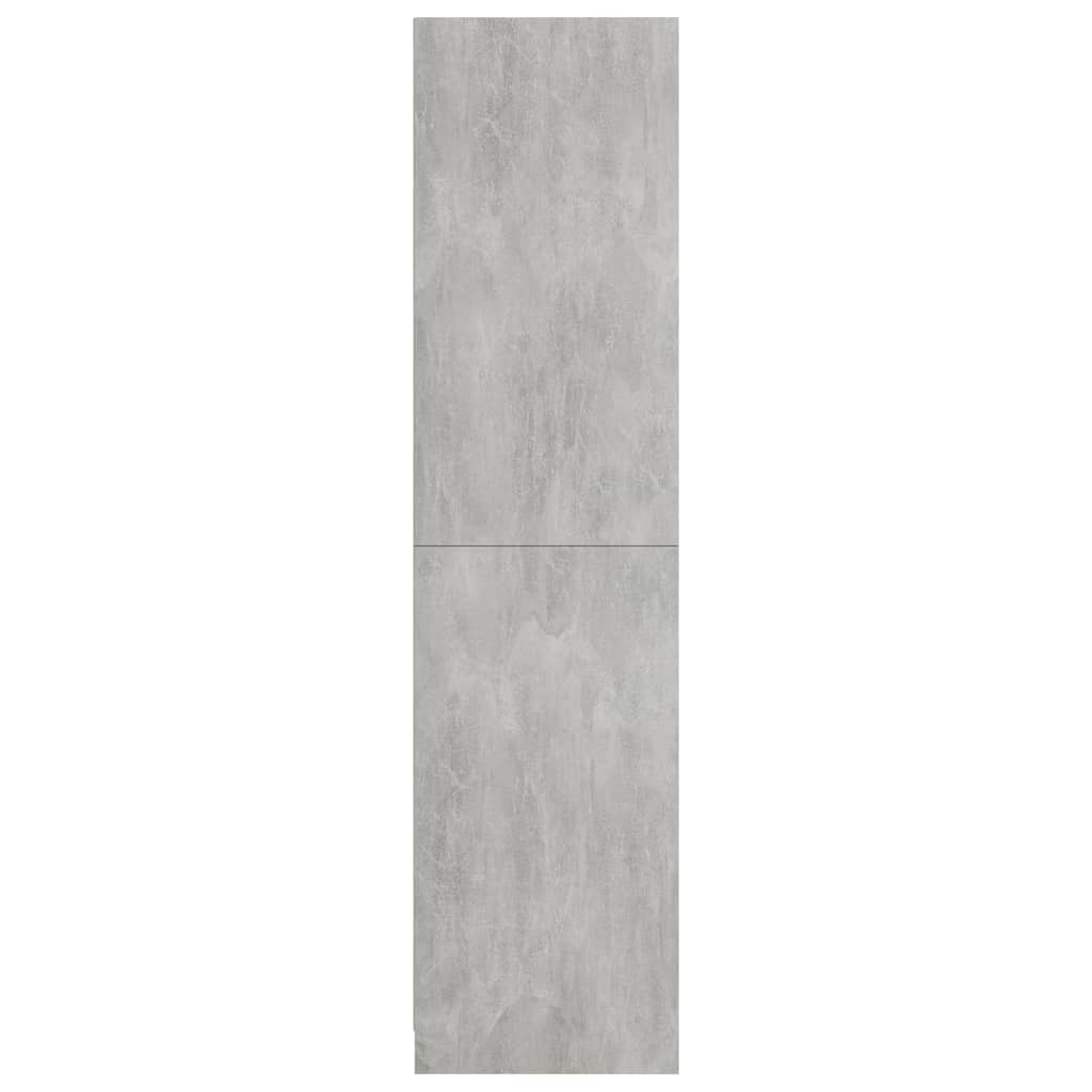 vidaXL Șifonier, gri beton, 100x50x200 cm, PAL vidaXL Șifonier, gri beton, 100x50x200 cm, PAL