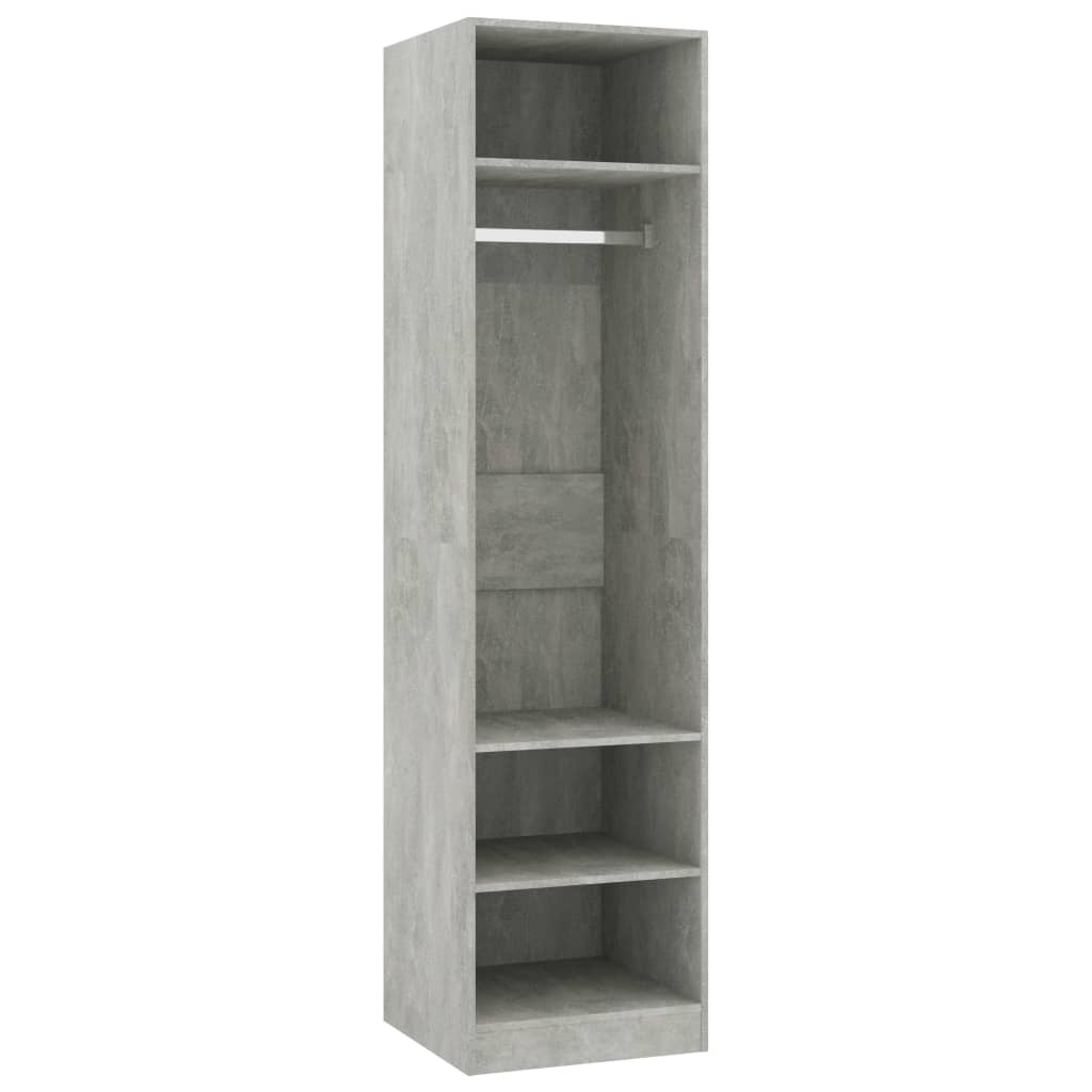 vidaXL Șifonier, gri beton, 50x50x200 cm, lemn prelucrat vidaXL Șifonier, gri beton, 50x50x200 cm, lemn prelucrat
