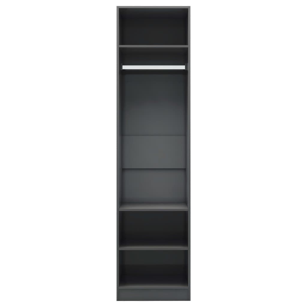 vidaXL Șifonier, gri extralucios, 50x50x200 cm, PAL vidaXL Șifonier, gri extralucios, 50x50x200 cm, PAL