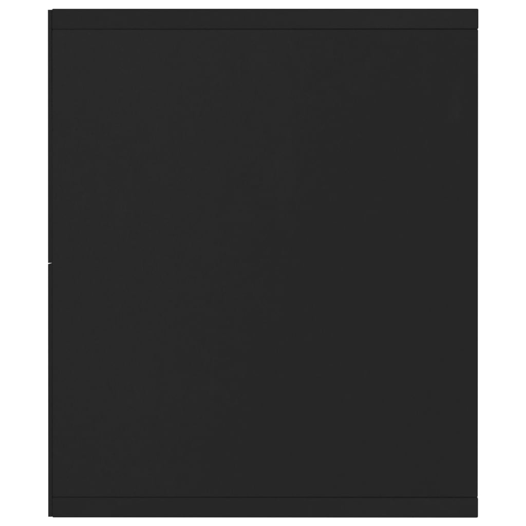 vidaXL Bibliotecă/Comodă TV, negru, 143x30x36 cm