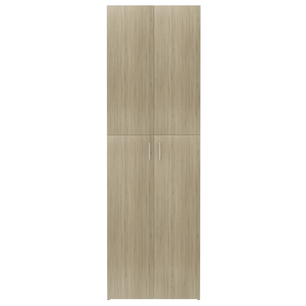 vidaXL Dulap de birou, stejar sonoma, 60x32x190 cm, lemn prelucrat vidaXL Dulap de birou, stejar sonoma, 60x32x190 cm, lemn prelucrat