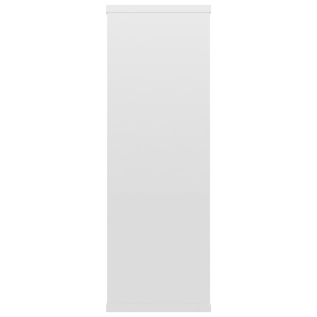 vidaXL Rafturi de perete alb extralucios 104x20x58,5 cm lemn prelucrat vidaXL Rafturi de perete alb extralucios 104x20x58,5 cm lemn prelucrat