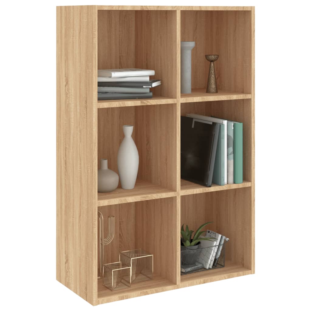 vidaXL Bibliotecă/Servantă, stejar sonoma, 66x30x98 cm, PAL vidaXL Bibliotecă/Servantă, stejar sonoma, 66x30x98 cm, PAL