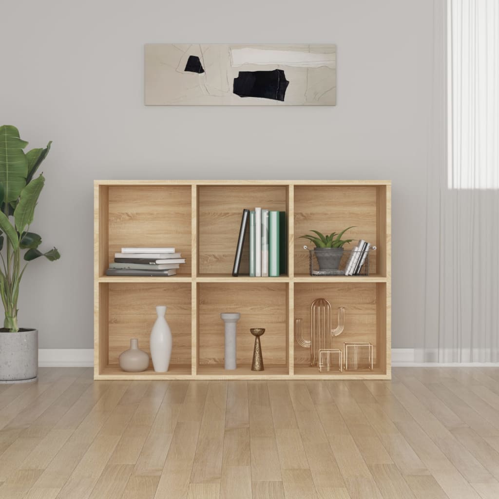 vidaXL Bibliotecă/Servantă, stejar sonoma, 66x30x98 cm, PAL vidaXL Bibliotecă/Servantă, stejar sonoma, 66x30x98 cm, PAL