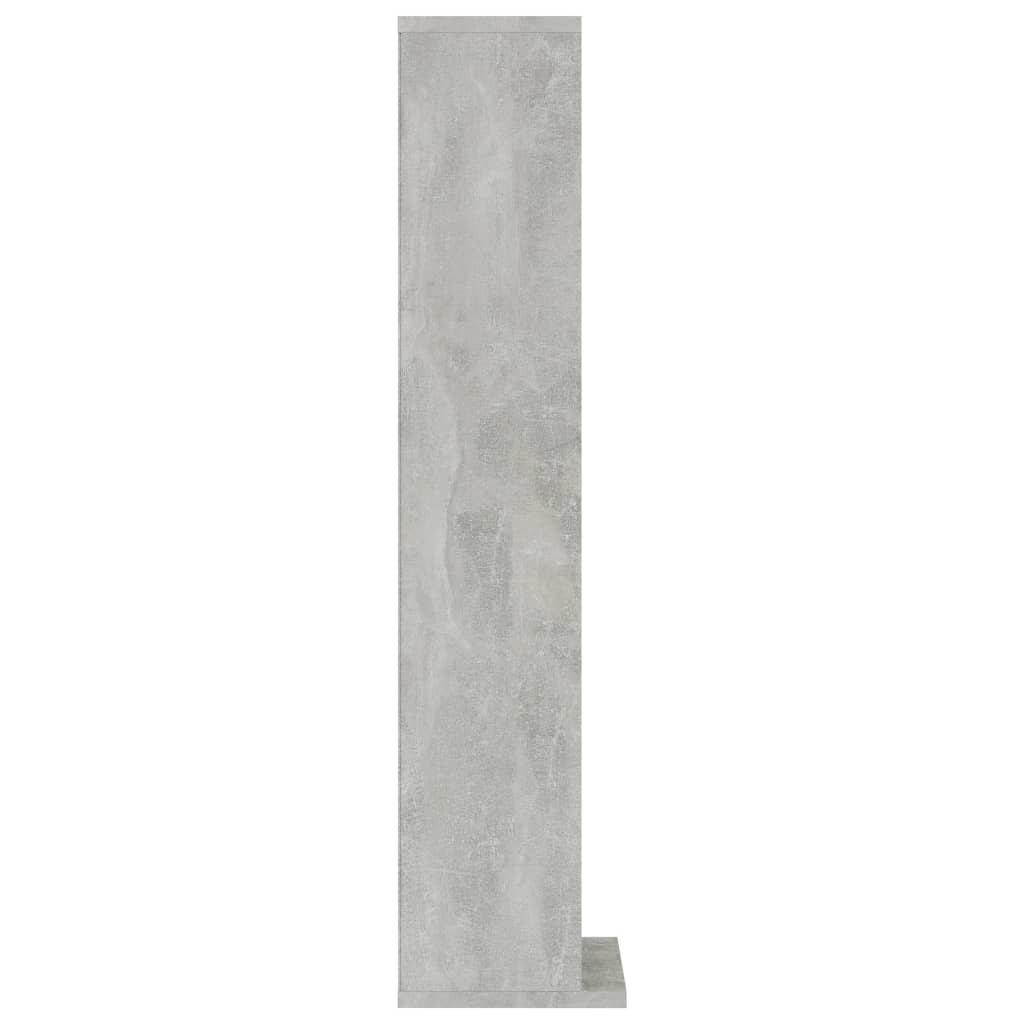vidaXL Dulap CD-uri, gri beton, 21x20x88 cm, lemn compozit vidaXL Dulap CD-uri, gri beton, 21x20x88 cm, lemn compozit
