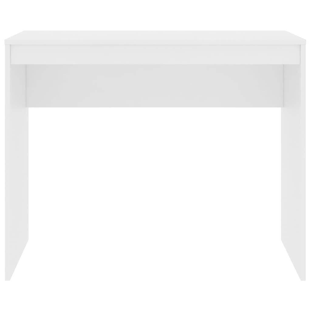 vidaXL Birou, alb, 90x40x72 cm, lemn prelucrat vidaXL Birou, alb, 90x40x72 cm, lemn prelucrat