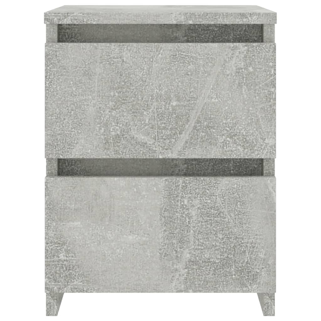 vidaXL Noptieră, gri beton, 30x30x40 cm, lemn prelucrat