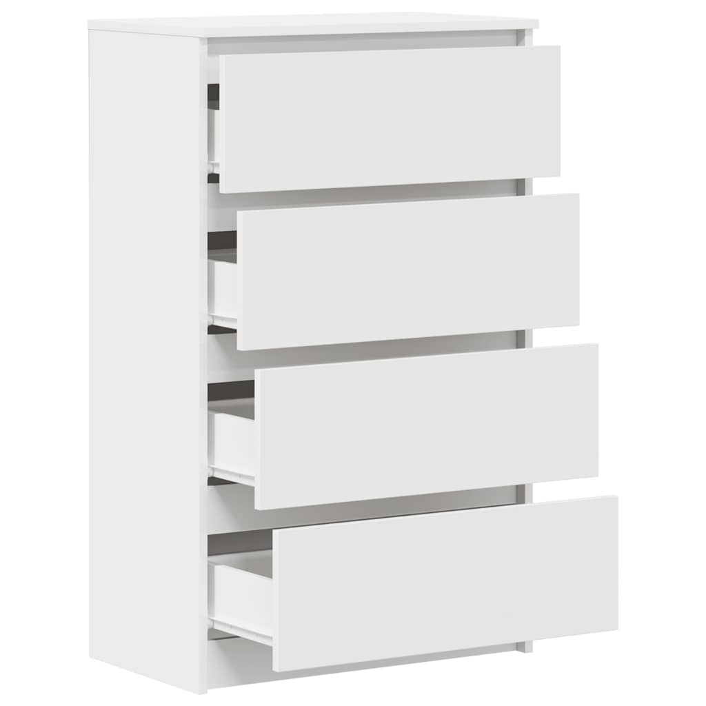 vidaXL Dulap, alb, 60x35x98,5 cm, lemn compozit