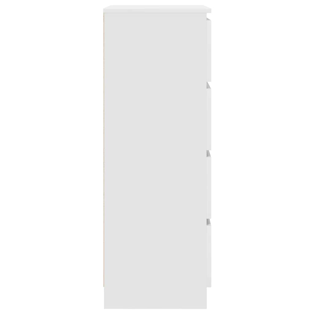 vidaXL Dulap, alb, 60x35x98,5 cm, lemn compozit