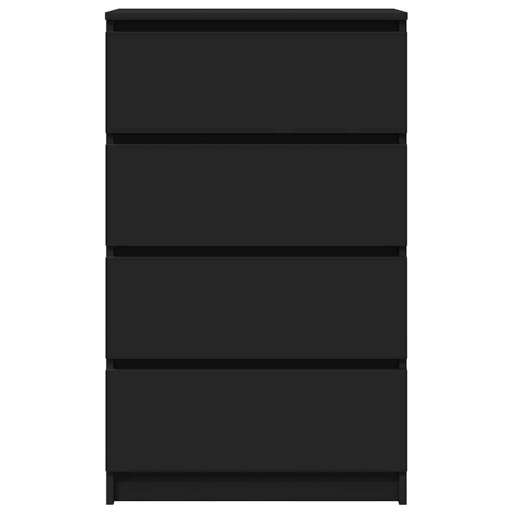 vidaXL dulap, negru, 60x35x98,5 cm, lemn compozit