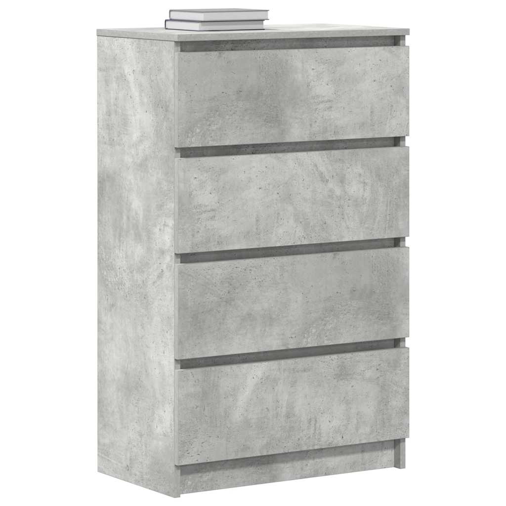 vidaXL Dulap, gri beton, 60x35x98,5 cm, lemn prelucrat vidaXL Dulap, gri beton, 60x35x98,5 cm, lemn prelucrat