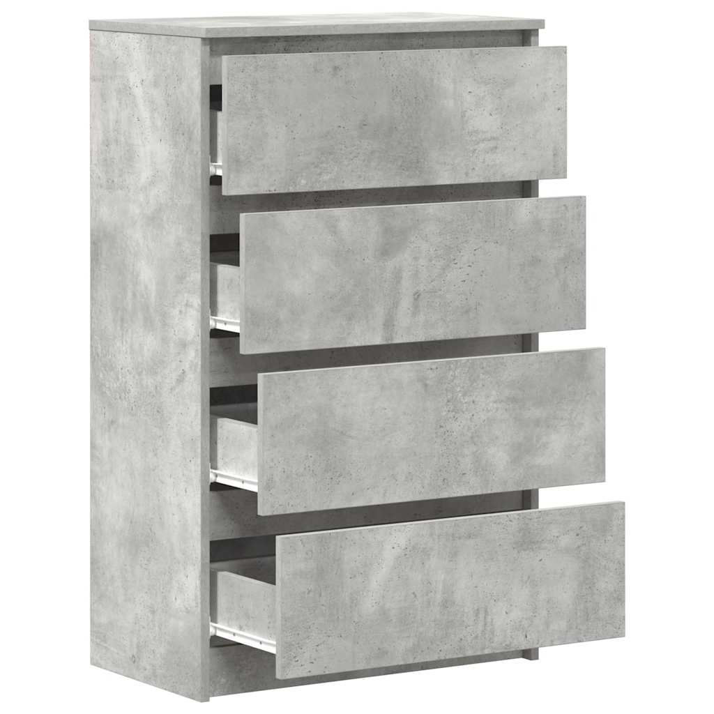vidaXL Dulap, gri beton, 60x35x98,5 cm, lemn prelucrat vidaXL Dulap, gri beton, 60x35x98,5 cm, lemn prelucrat