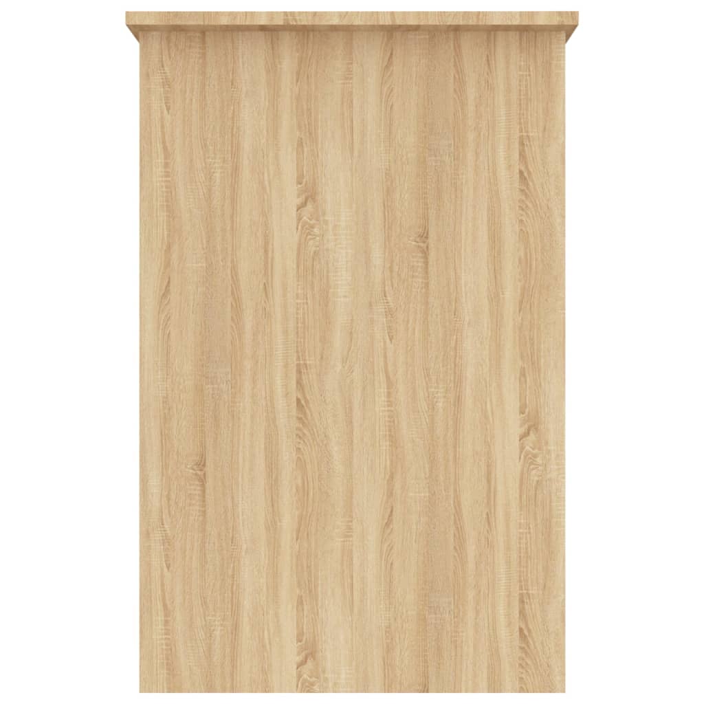 vidaXL Birou, stejar sonoma, 100x50x76 cm, lemn prelucrat