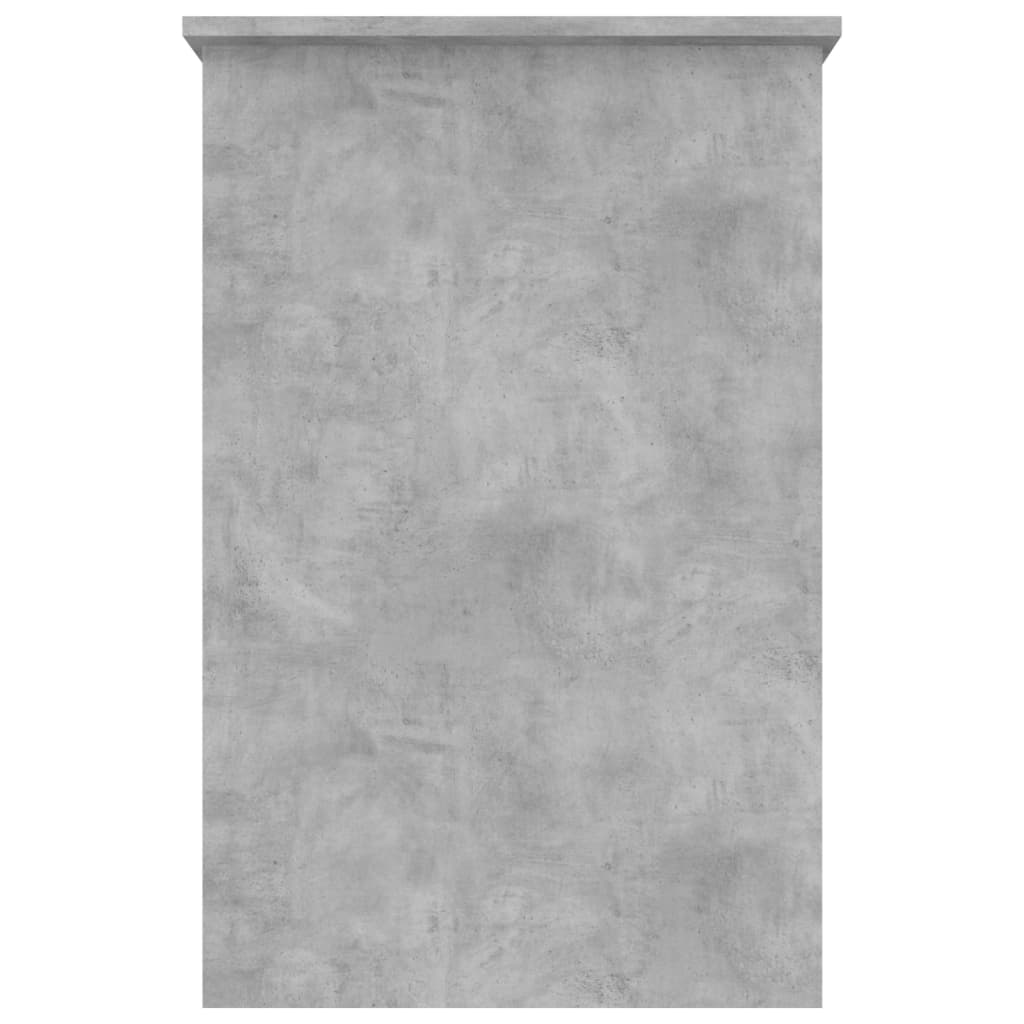 vidaXL Birou, gri beton, 100x50x76 cm, lemn prelucrat