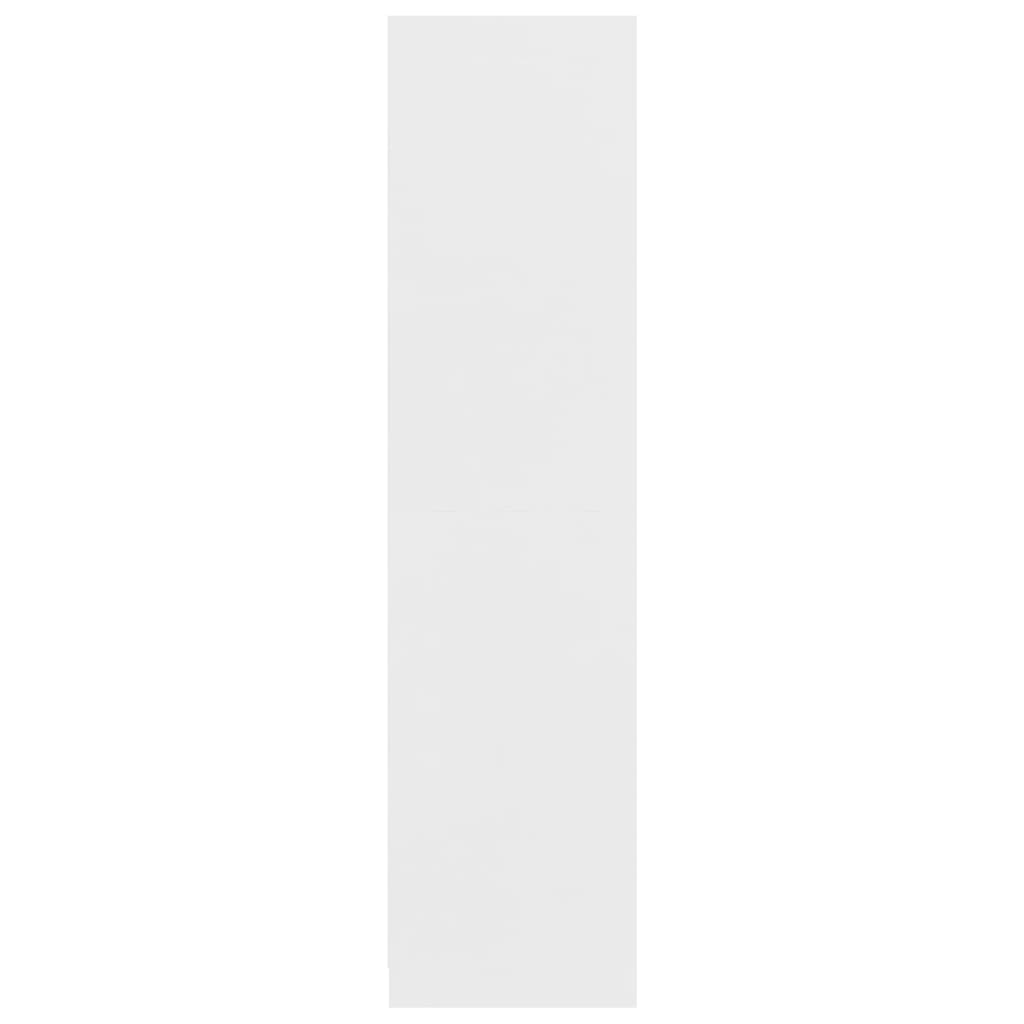 vidaXL Șifonier, alb, 100x50x200 cm, lemn prelucrat vidaXL Șifonier, alb, 100x50x200 cm, lemn prelucrat