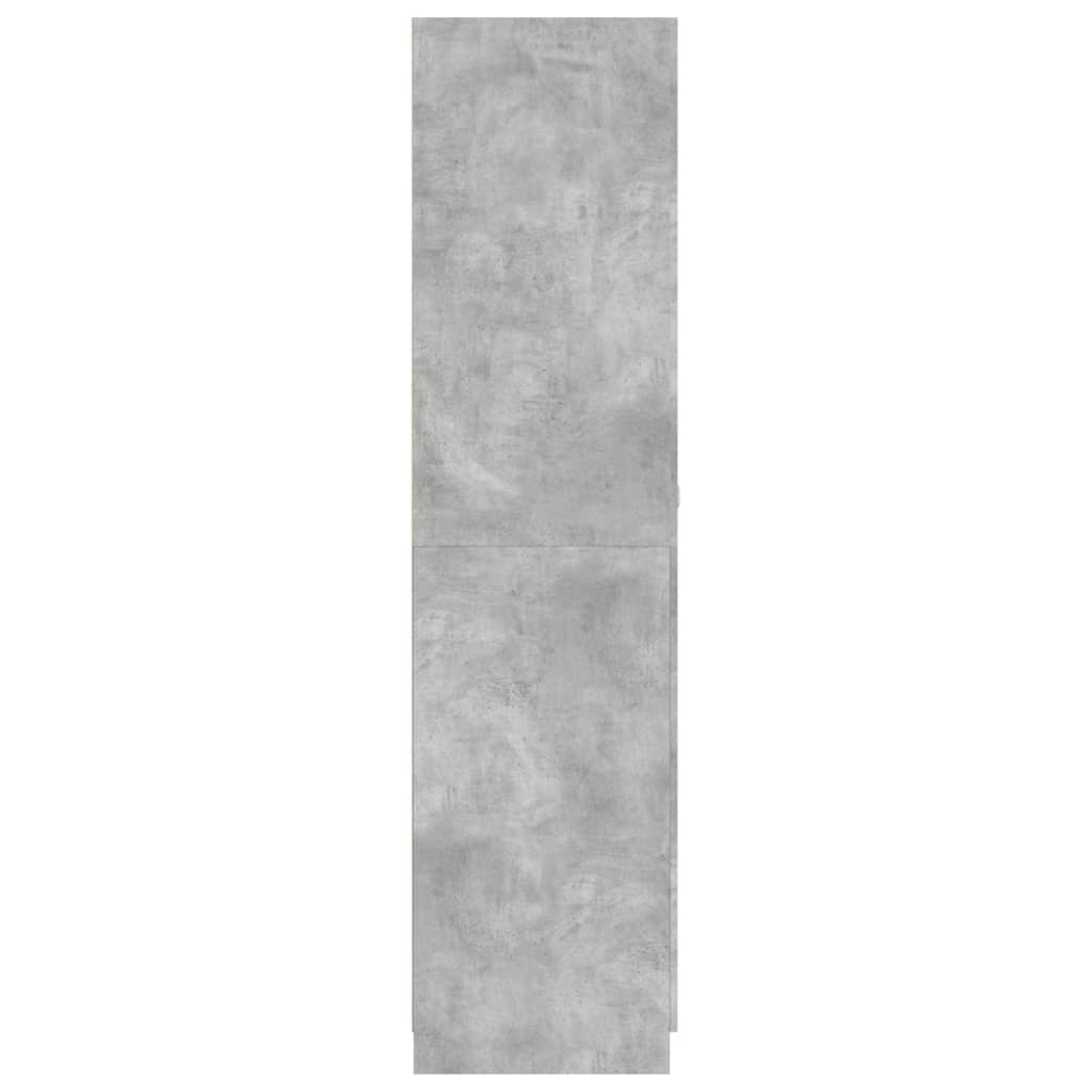 vidaXL Șifonier, gri beton, 90x52x200 cm, lemn prelucrat vidaXL Șifonier, gri beton, 90x52x200 cm, lemn prelucrat