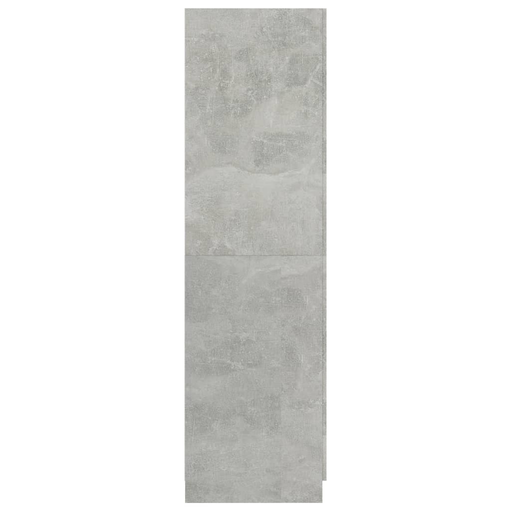 vidaXL Șifonier, gri beton, 80x52x180 cm, lemn prelucrat vidaXL Șifonier, gri beton, 80x52x180 cm, lemn prelucrat