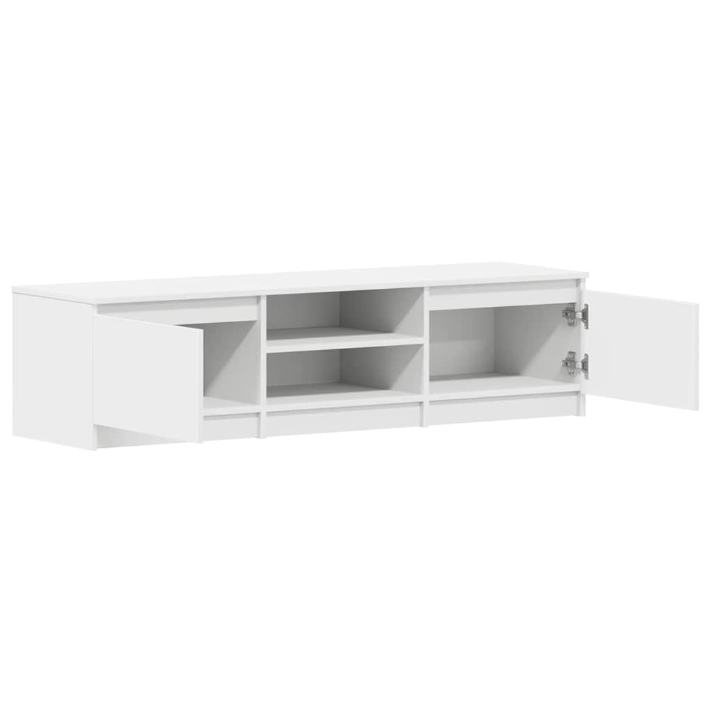 vidaXL Dulap TV, alb, 140x40x35,5 cm, lemn prelucrat vidaXL Dulap TV, alb, 140x40x35,5 cm, lemn prelucrat