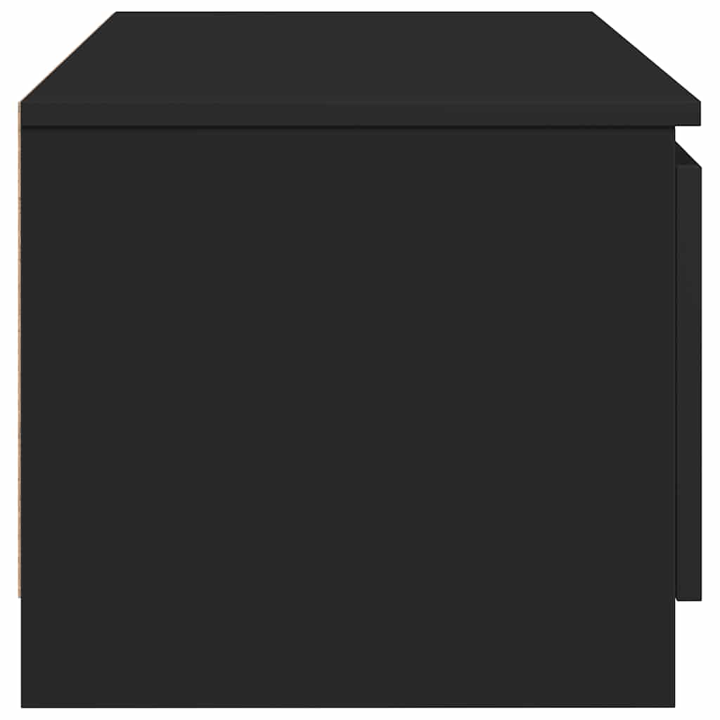 vidaXL Dulap TV, negru, 140x40x35,5 cm, lemn prelucrat