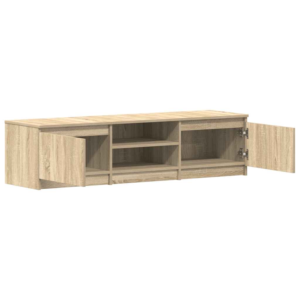 vidaXL Dulap TV, stejar sonoma, 140x40x35,5 cm, lemn prelucrat