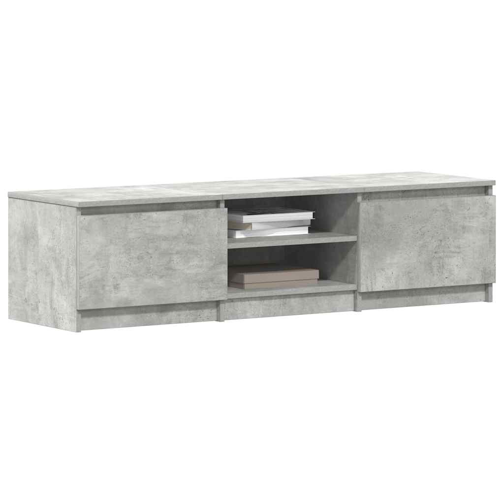vidaXL Dulap TV, gri beton, 140x40x35,5 cm, lemn prelucrat