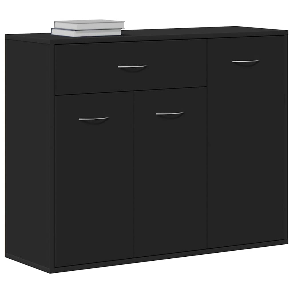 vidaXL Dulap, negru, 88 x 30 x 70 cm, lemn prelucrat