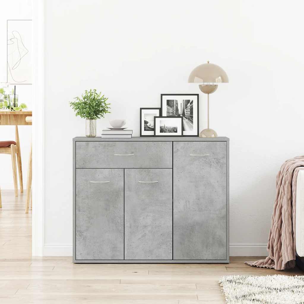 vidaXL Dulap, gri beton, 88 x 30 x 70 cm, lemn prelucrat