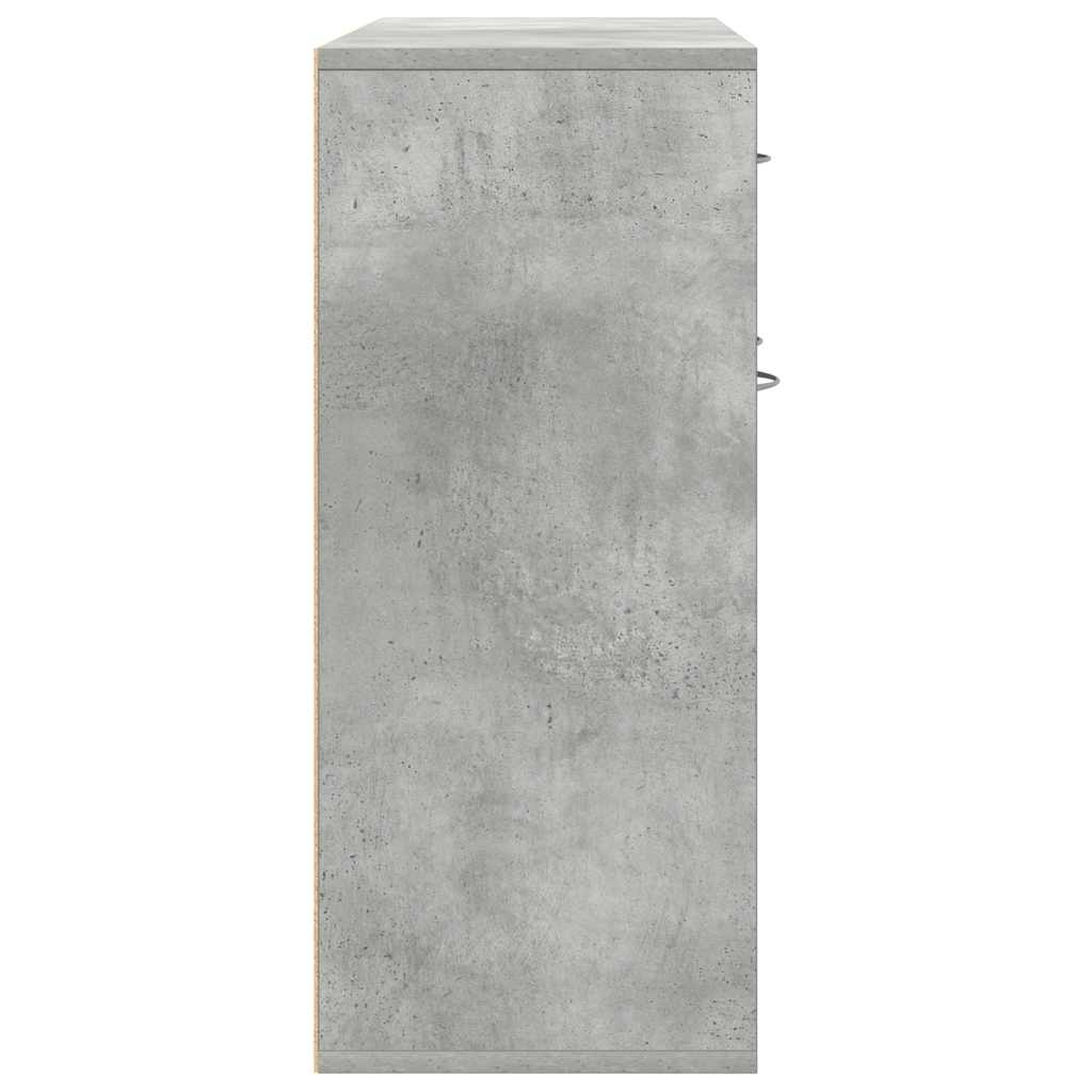 vidaXL Dulap, gri beton, 88 x 30 x 70 cm, lemn prelucrat