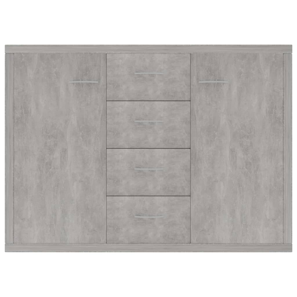 vidaXL Dulap, gri beton, 88x30x65 cm, lemn prelucrat