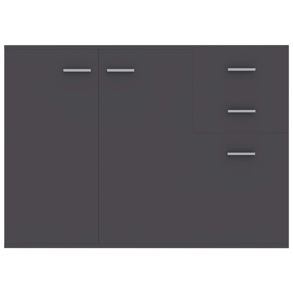 vidaXL Dulap, gri, 105x30x75 cm, lemn prelucrat vidaXL Dulap, gri, 105x30x75 cm, lemn prelucrat